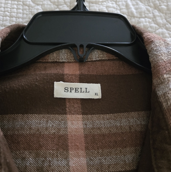 Spell Basecamp Chocolate Flannel SZ XL - Picture 5 of 11